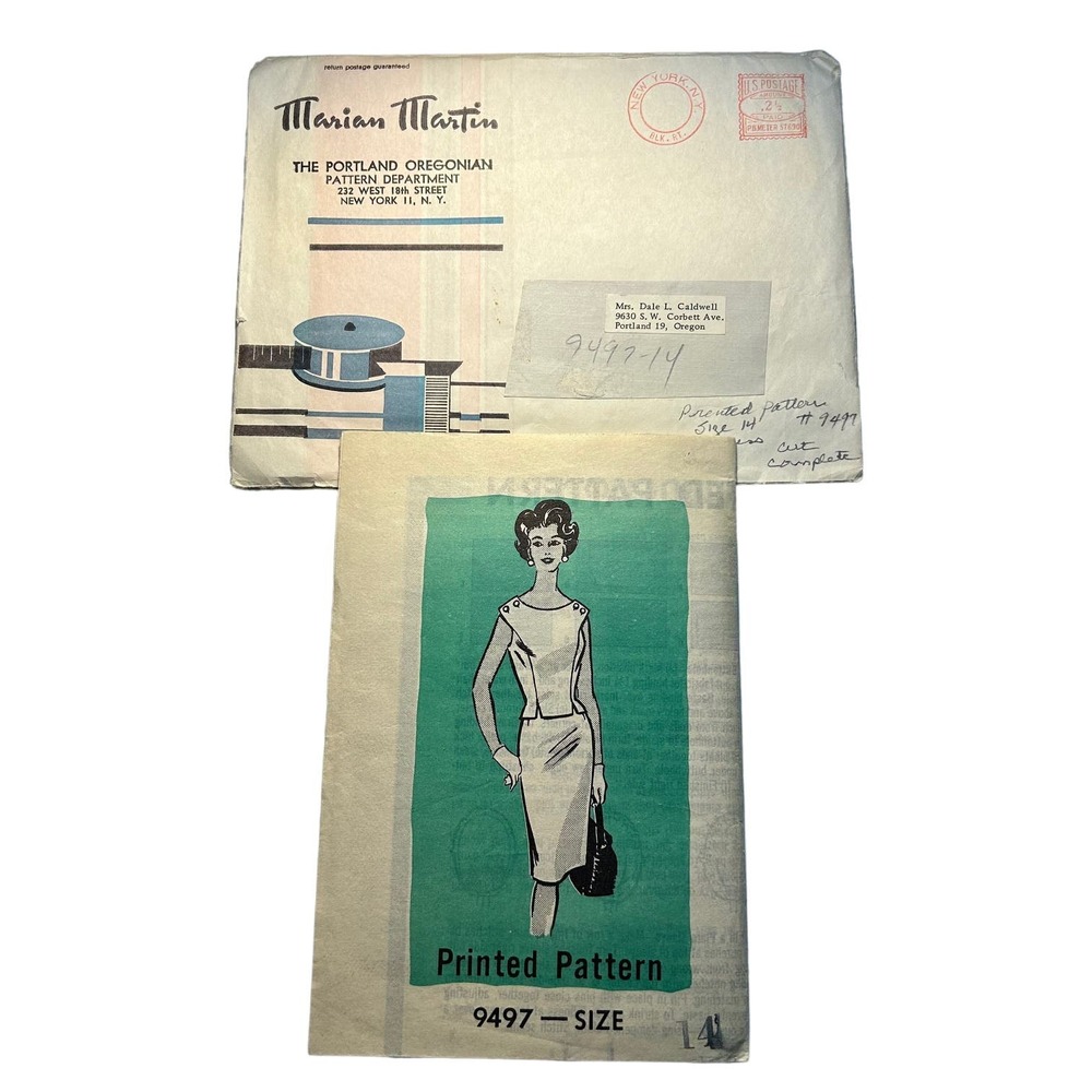 Marian‎ Martin Vintage Pattern #9497